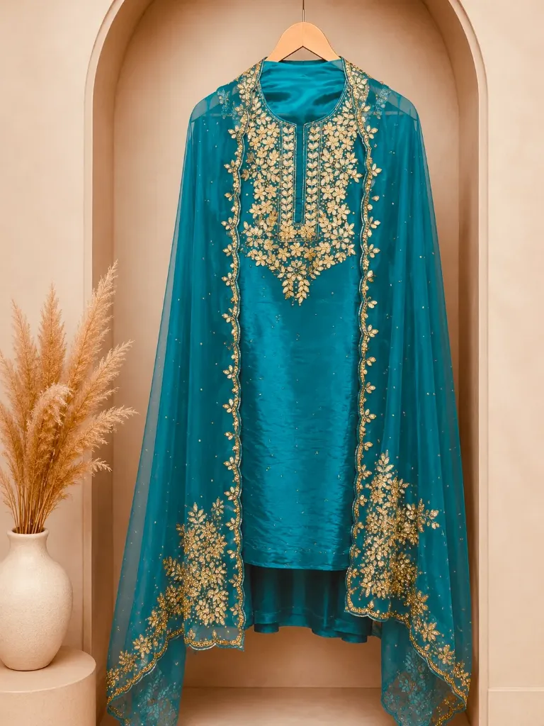 DUPION SILK SUIT
